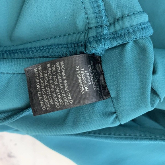 WHBM White House Black Market Instantly Slimming Sheath Dress Size 8 Teal - Picture 6 of 10